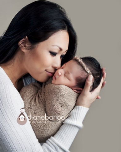 Newborn and mom photos Riverside