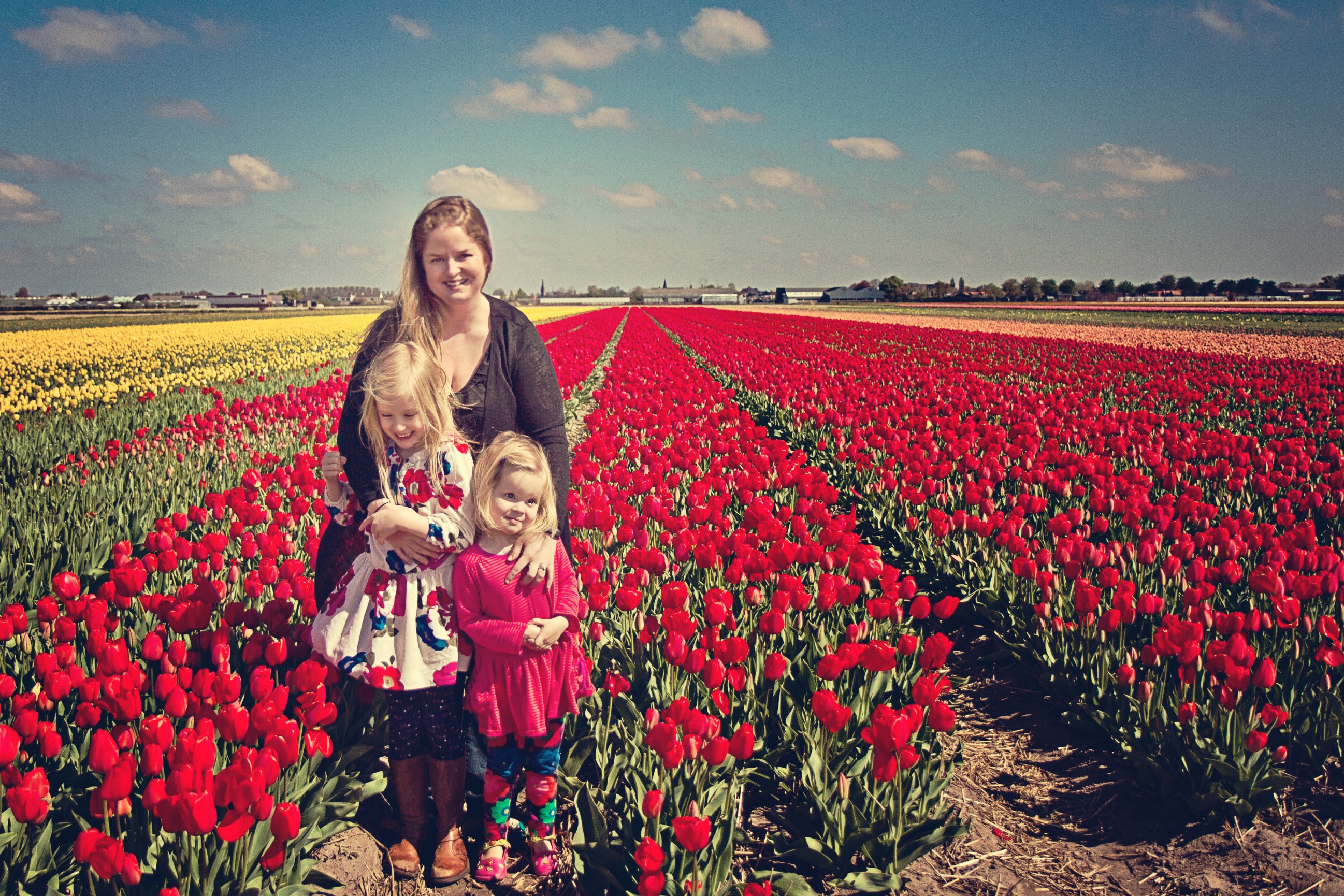 Me and C and E at Keukenhof