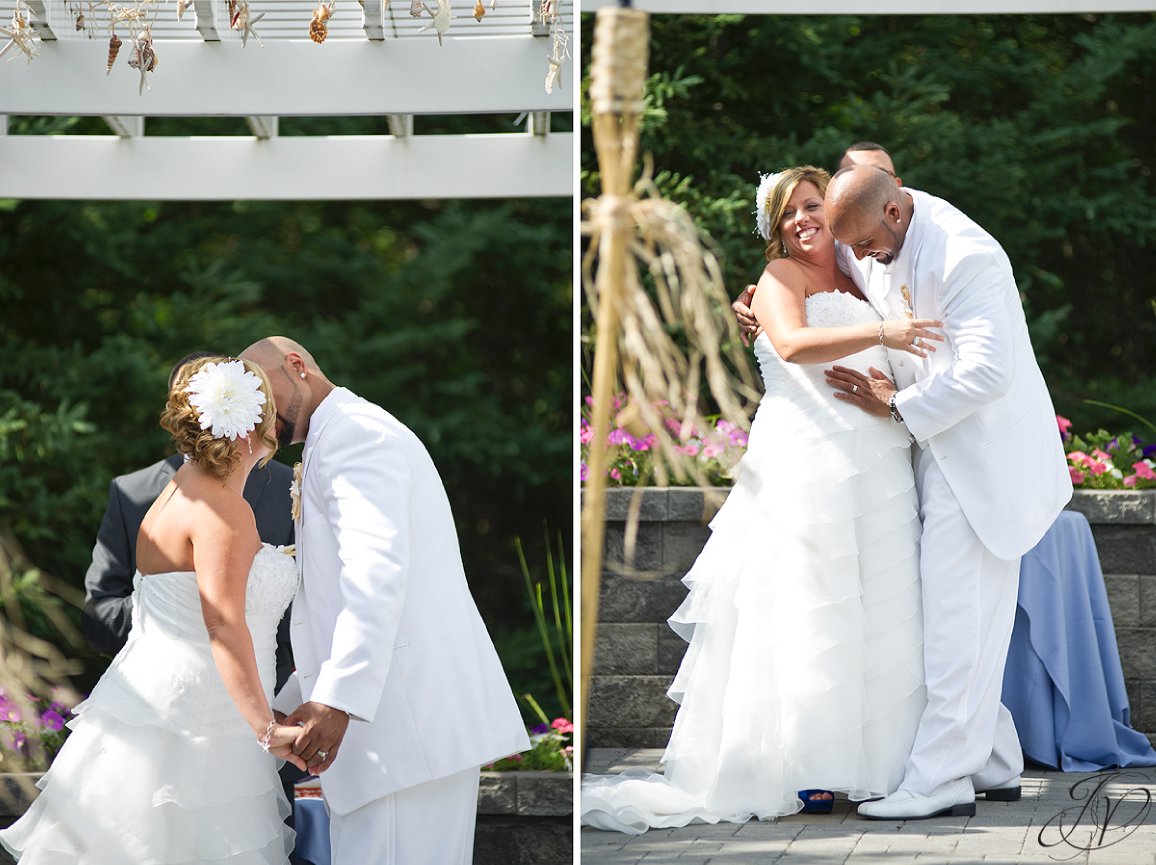 Settle Hill Tree Farm Wedding ,Albany Wedding Photographer, Michele and Sean, first kiss photo, ceremony photos