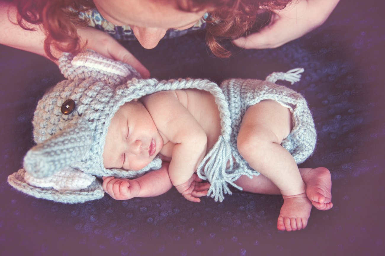 Newborn Portraits with Baby Eli