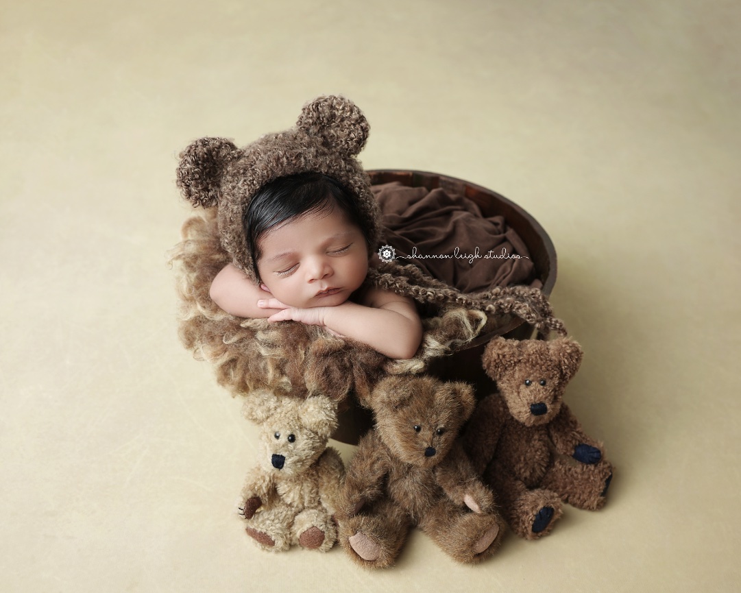 Beautiful Aishani - Marietta Newborn Baby Photographer 