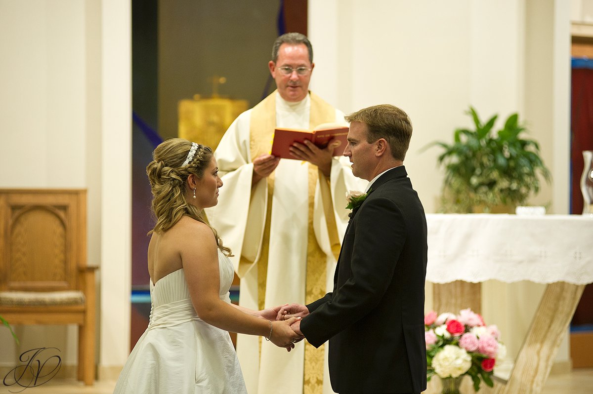 Saratoga Wedding Photographer, Mohawk River Country Club & Chateau, ceremony photos, bride and groom in church, bride and groom photo