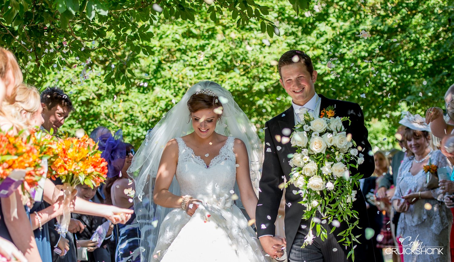 jersey wedding confetti throw