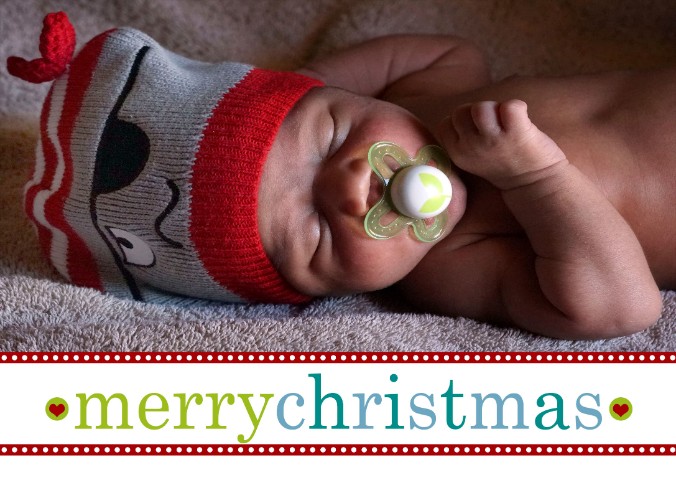 Gilbert AZ Newborn baby photographer Holiday Cards