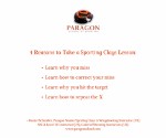 4 Reasons to Take a Sporting Clays Lesson