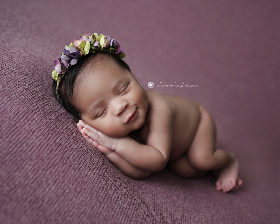 Beautiful Aishani - Marietta Newborn Baby Photographer 