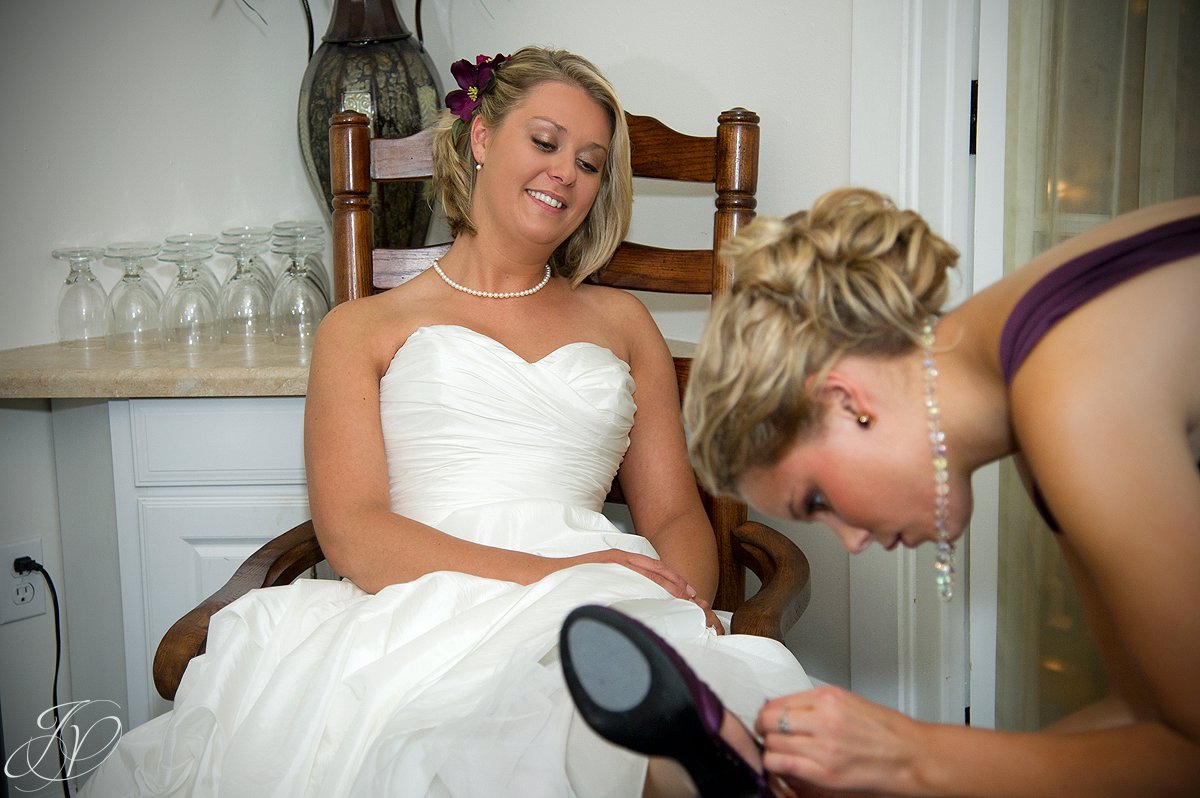 wedding finishing touches photos, Saratoga Wedding Photographer, Longfellows, wedding dress on photos, wedding gown photos