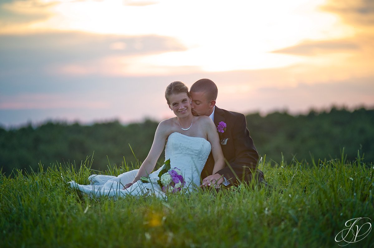 Saratoga Wedding Photographer, upstate wedding photographer, outdoor wedding photo, bride and groom sunset photo