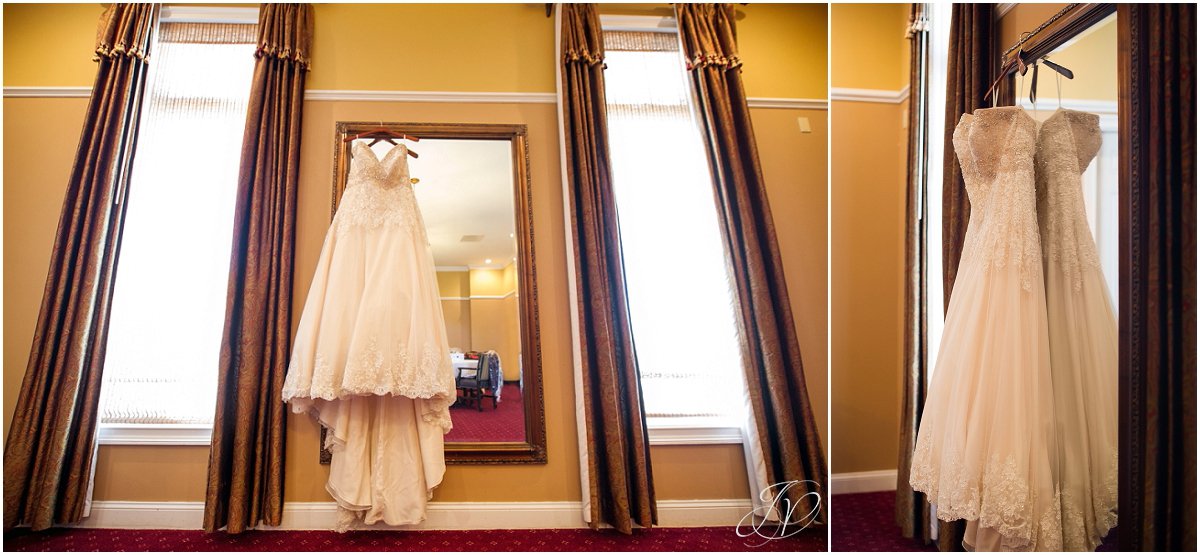 bridal gown details