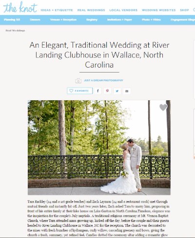 just a dream photography wallace nc river landing wilmington nc wedding photographers featured published photographers the knot photo