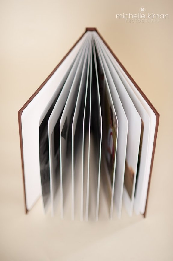 10 x 10 Distressed Leather Coffee Table Album