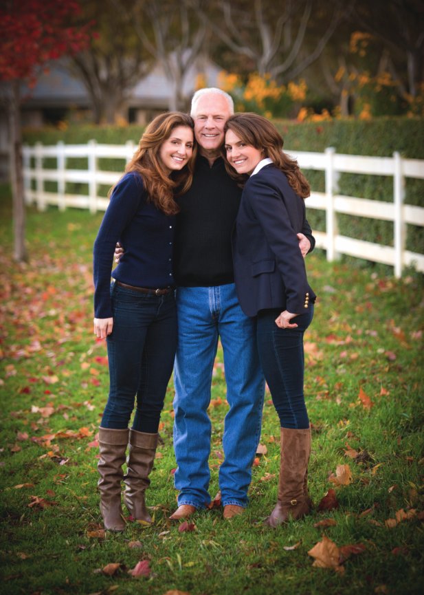 Father daughter portraits in Autumn