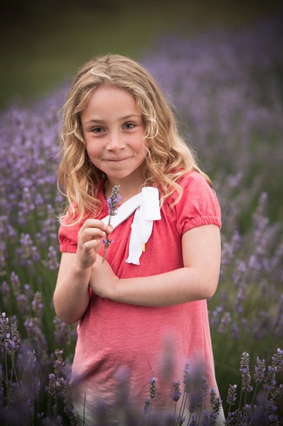 Carmel valley ranch portrait in lavender fields
