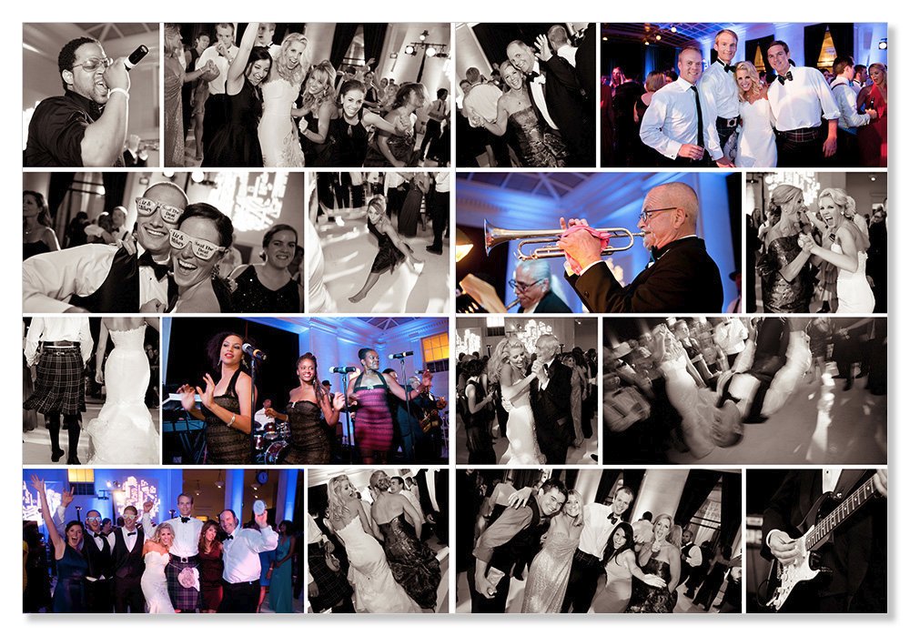 Guests dancing at City Hall SF wedding