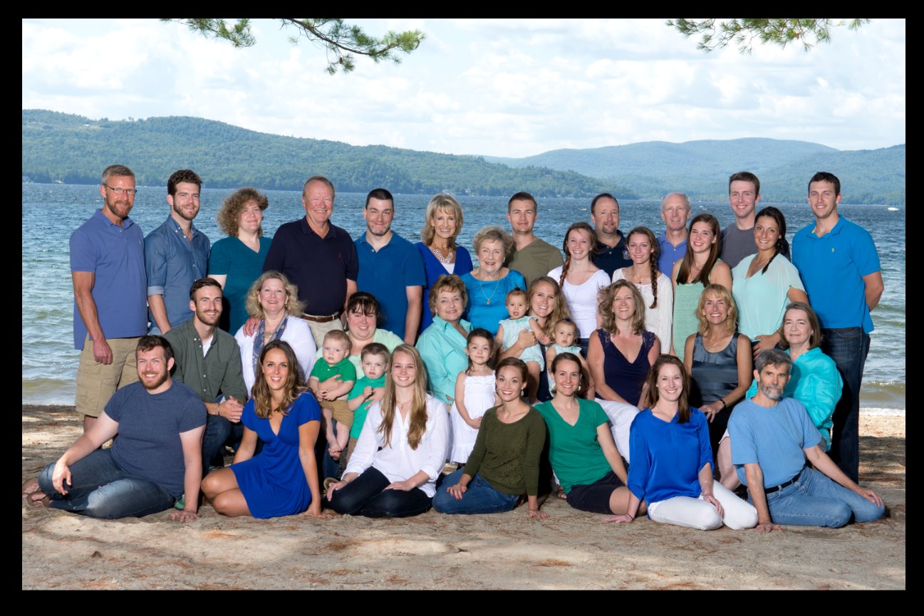 Family Photo Newfound lake Bristol NH