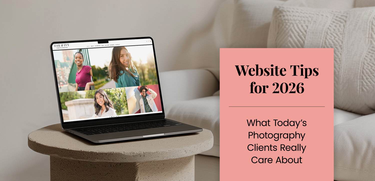 Website Tips for 2026: What Today’s Photography Clients Really Care About