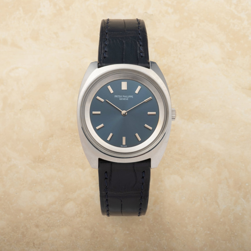 Patek Philippe 3579/1A SS Blue B&P 1976