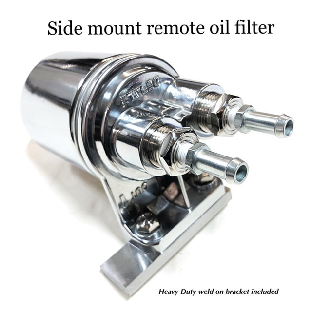 WELD ON REMOTE OIL FILTER MOUNT