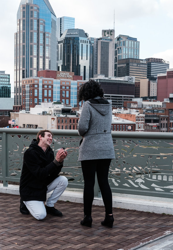 Proposal photography with weather concerns