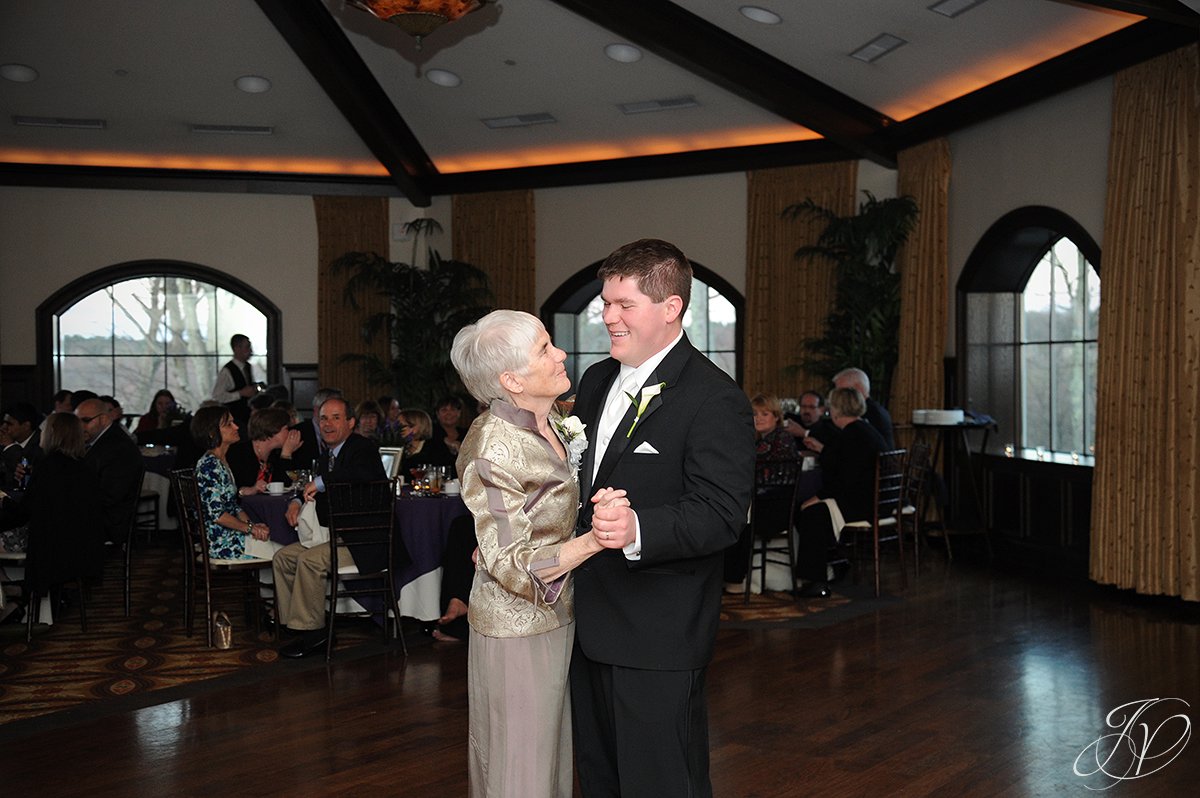 groom and mother dancing, groom and grandmother dancing, Saratoga National Golf Club ceremony, Saratoga wedding Photographer, wedding photographer saratoga ny