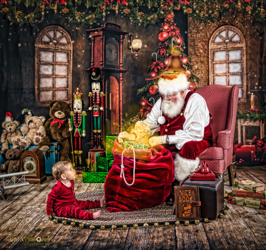 Nostalgic Santa Art Notification - CMA Visions Photography