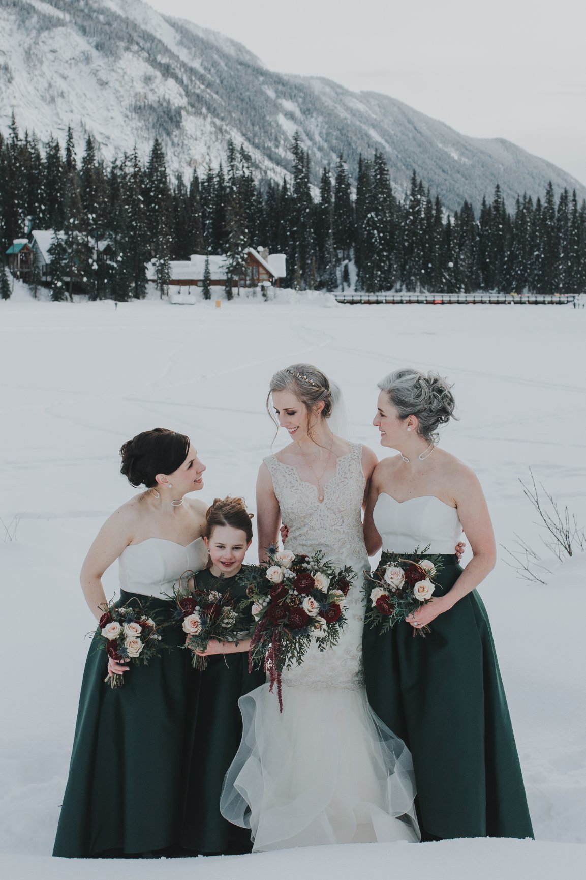 Winter Weddings in the Canadian Rocky Mountains - Flowers By Janie