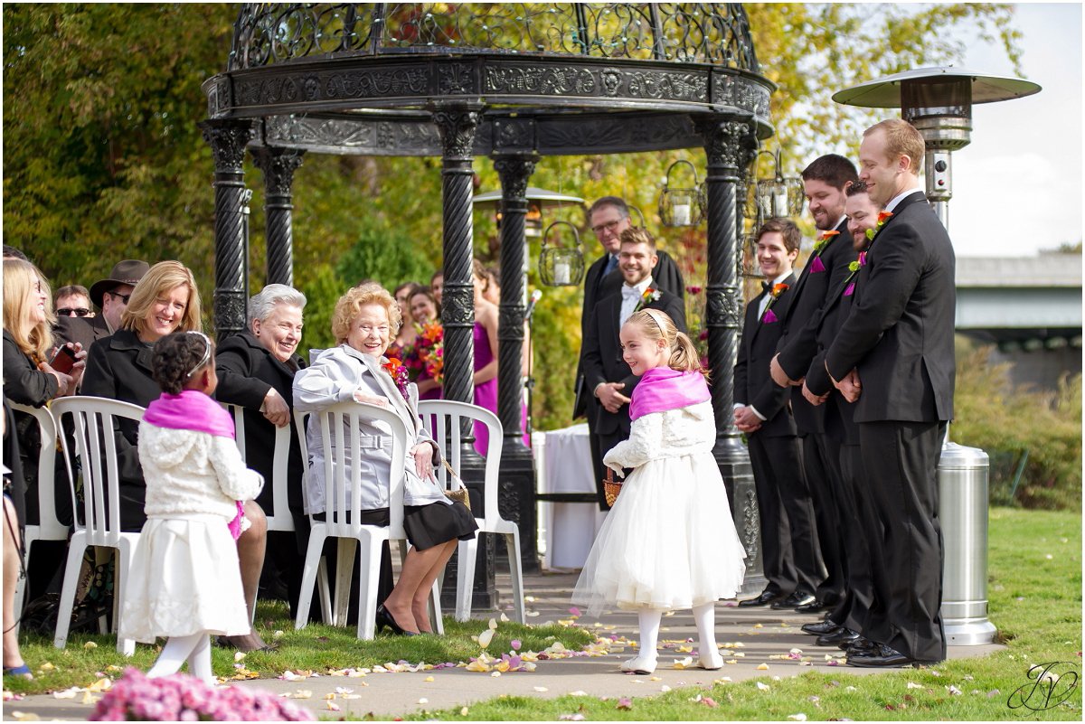 ceremony glen sanders mansion wedding