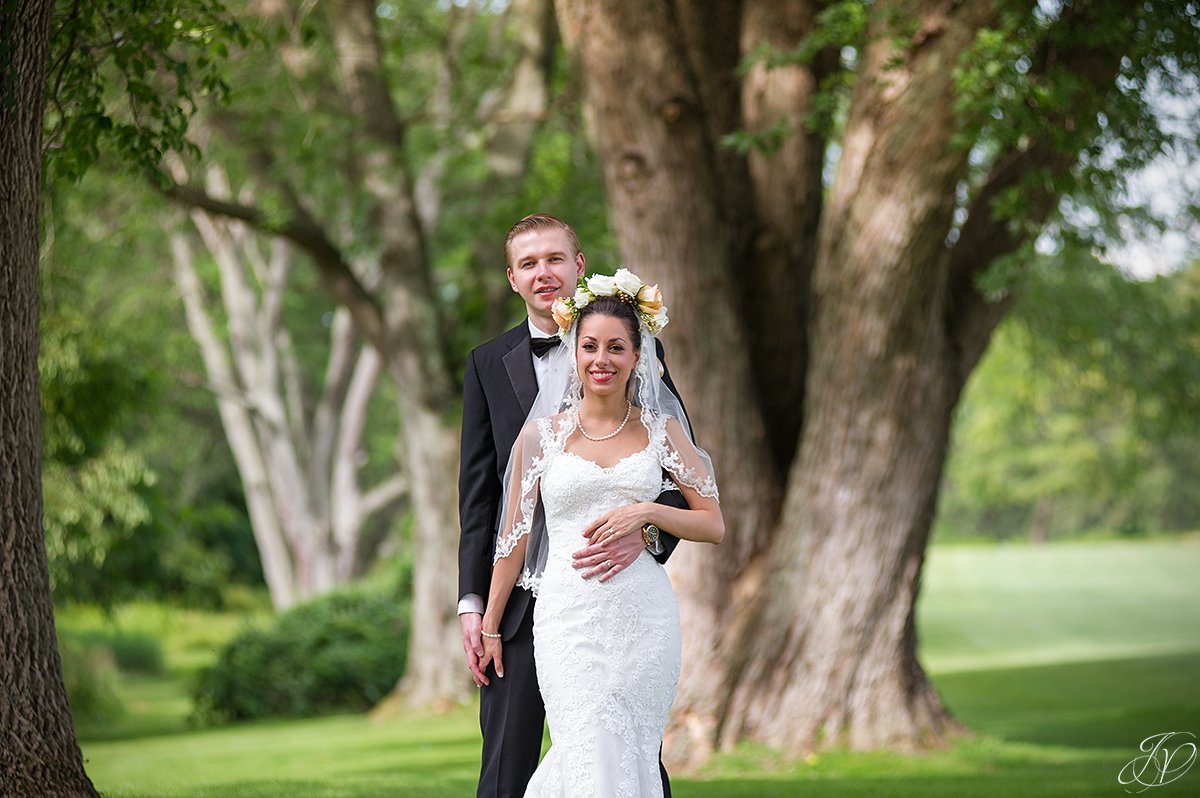bride and groom classic normanside country club