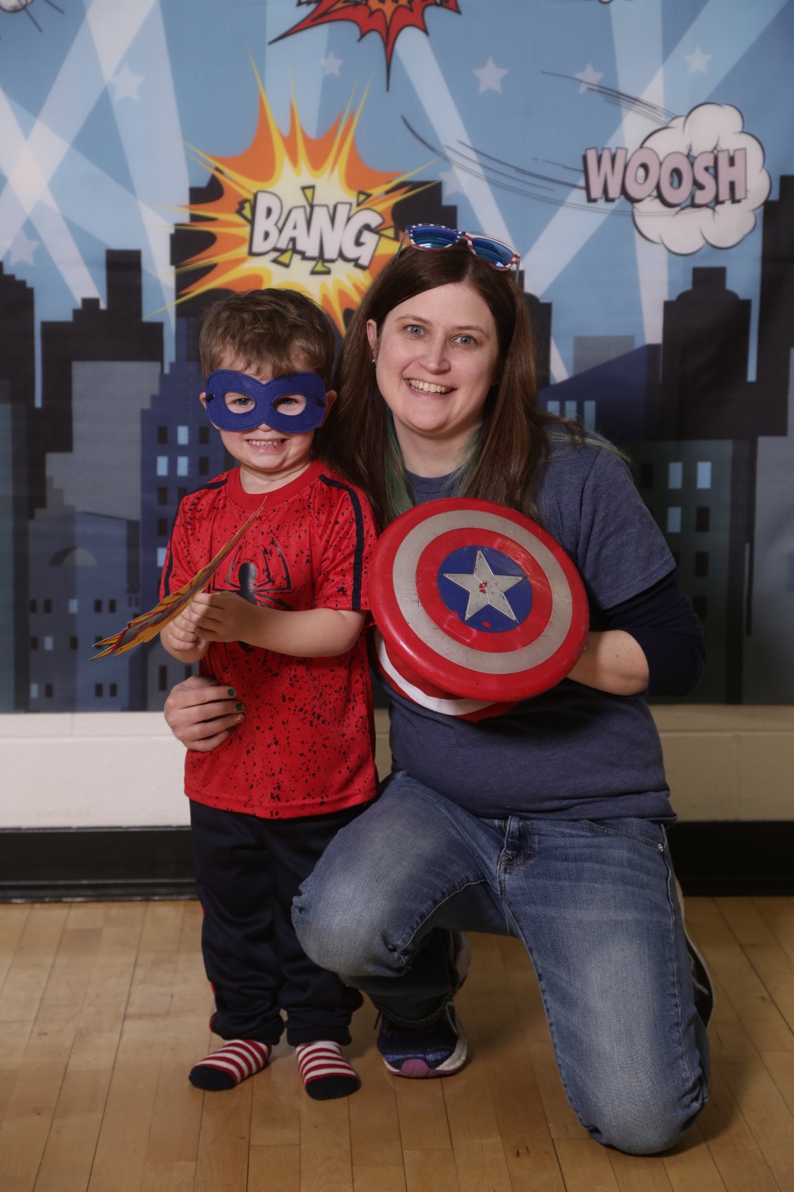 Powell YMCA Super Hero Party - Klatte Photography LLC