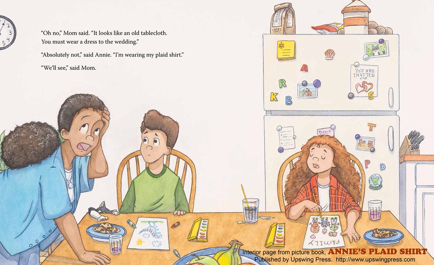 ANNIE'S PLAID SHIRT socially significant picture book