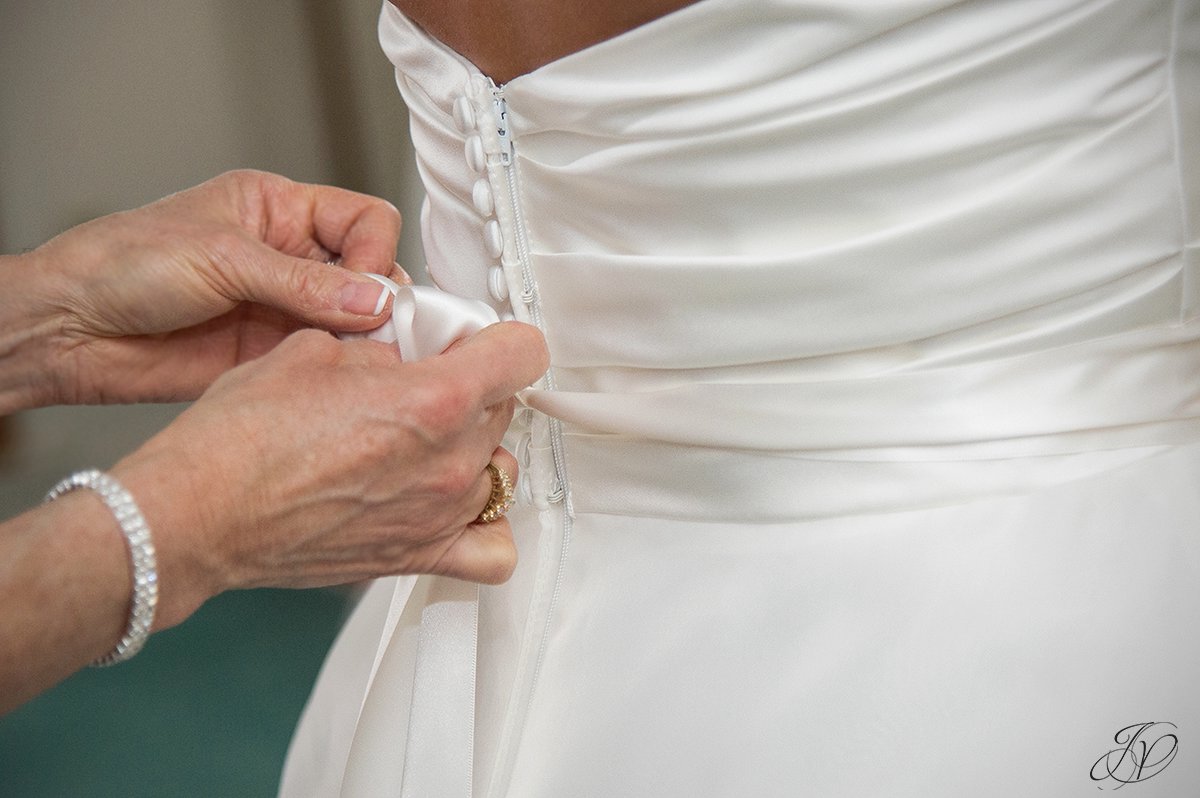 wedding gown details