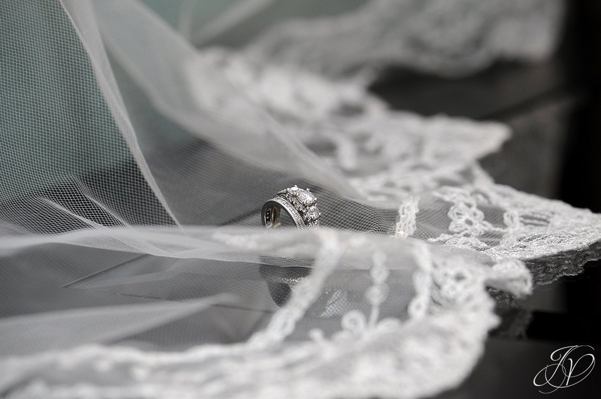 wedding ring detail photo, wedding bling photo, bridal veil photo, albany wedding dress photo, Wedding at The Crooked Lake House, Albany Wedding Photographer