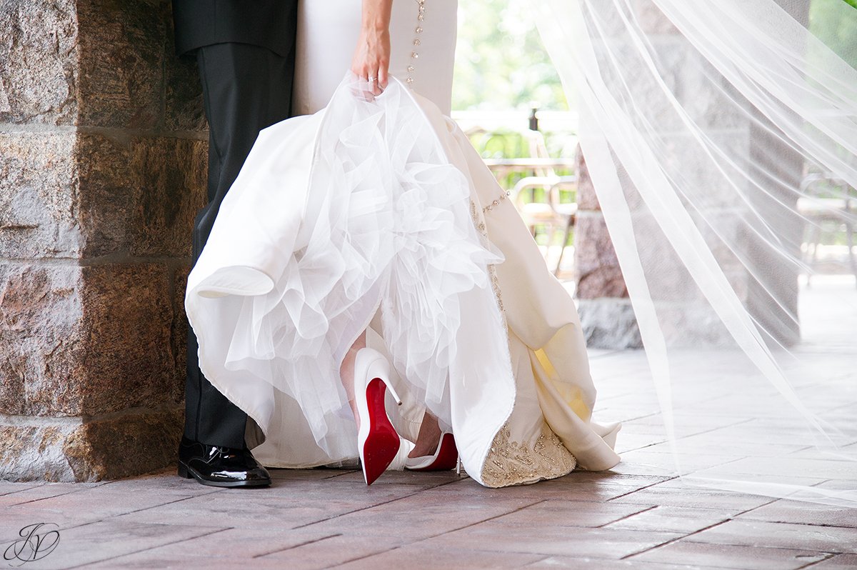 wedding day shoes worth showing off