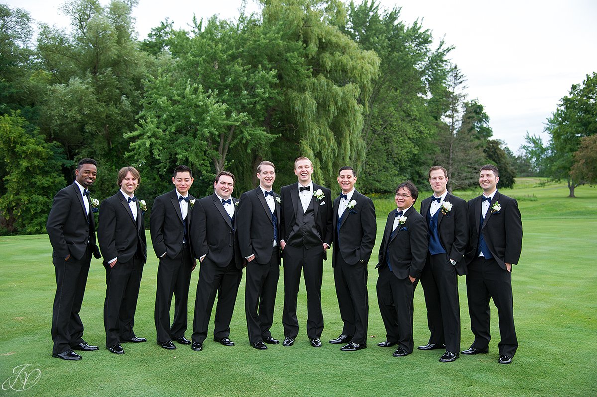 large bridal party normanside country club 