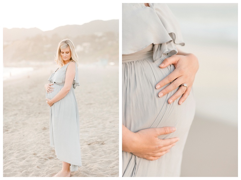 beach maternity photography in los angeles santa monica Newborn Photography Los Angeles