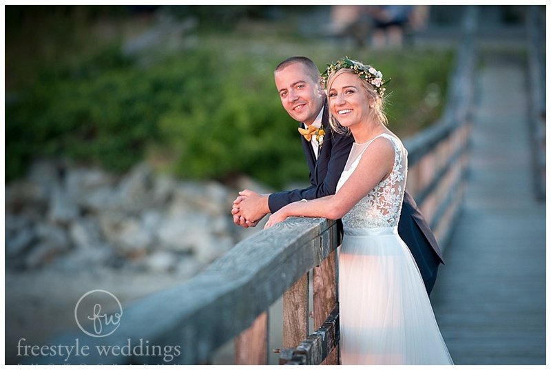 Inn on Peaks Island Wedding, Portland ME, photographed by Freestyle Weddings