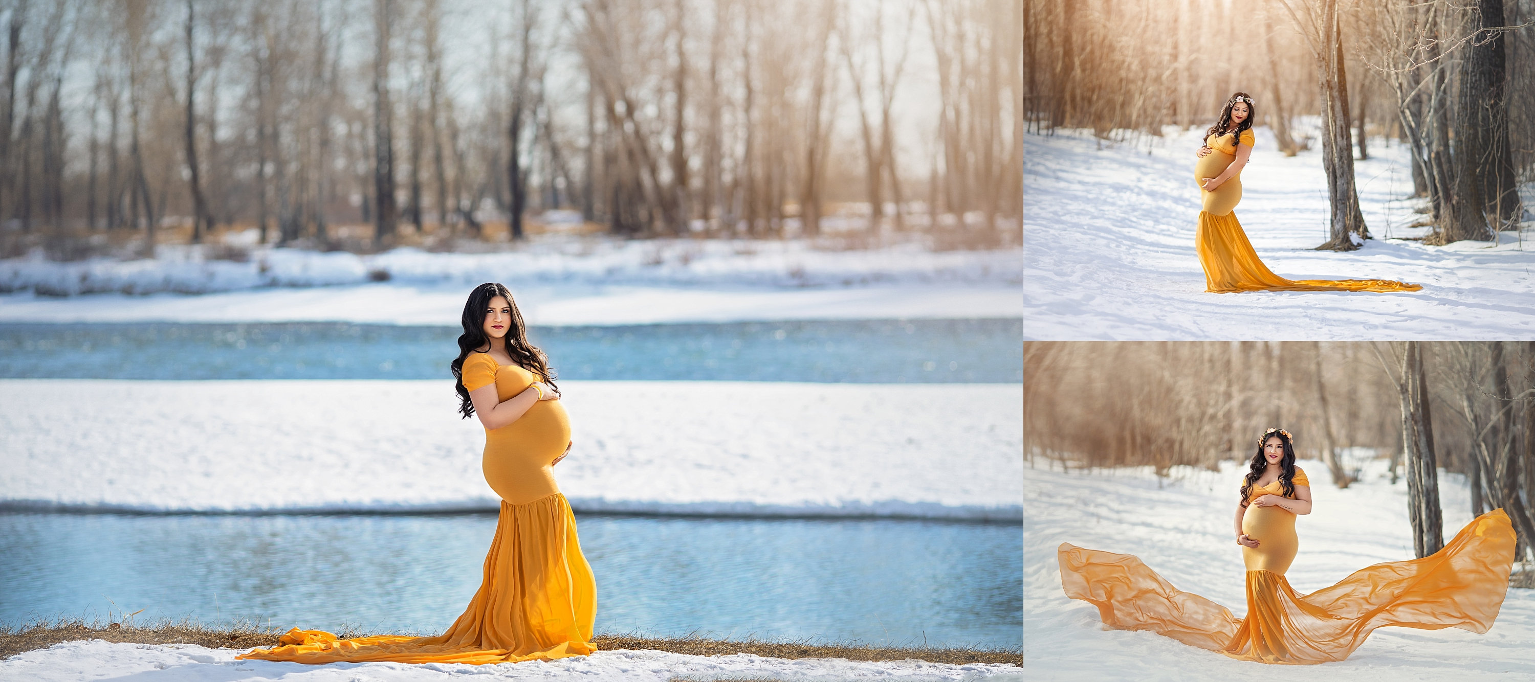 Winter Maternity Session • Daman + Jas • Calgary Newborn