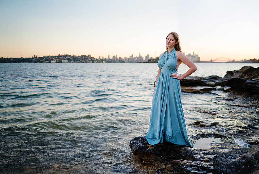 Portrait of a young woman during a Sydney Photoshoot with Sarah Iris Photography.