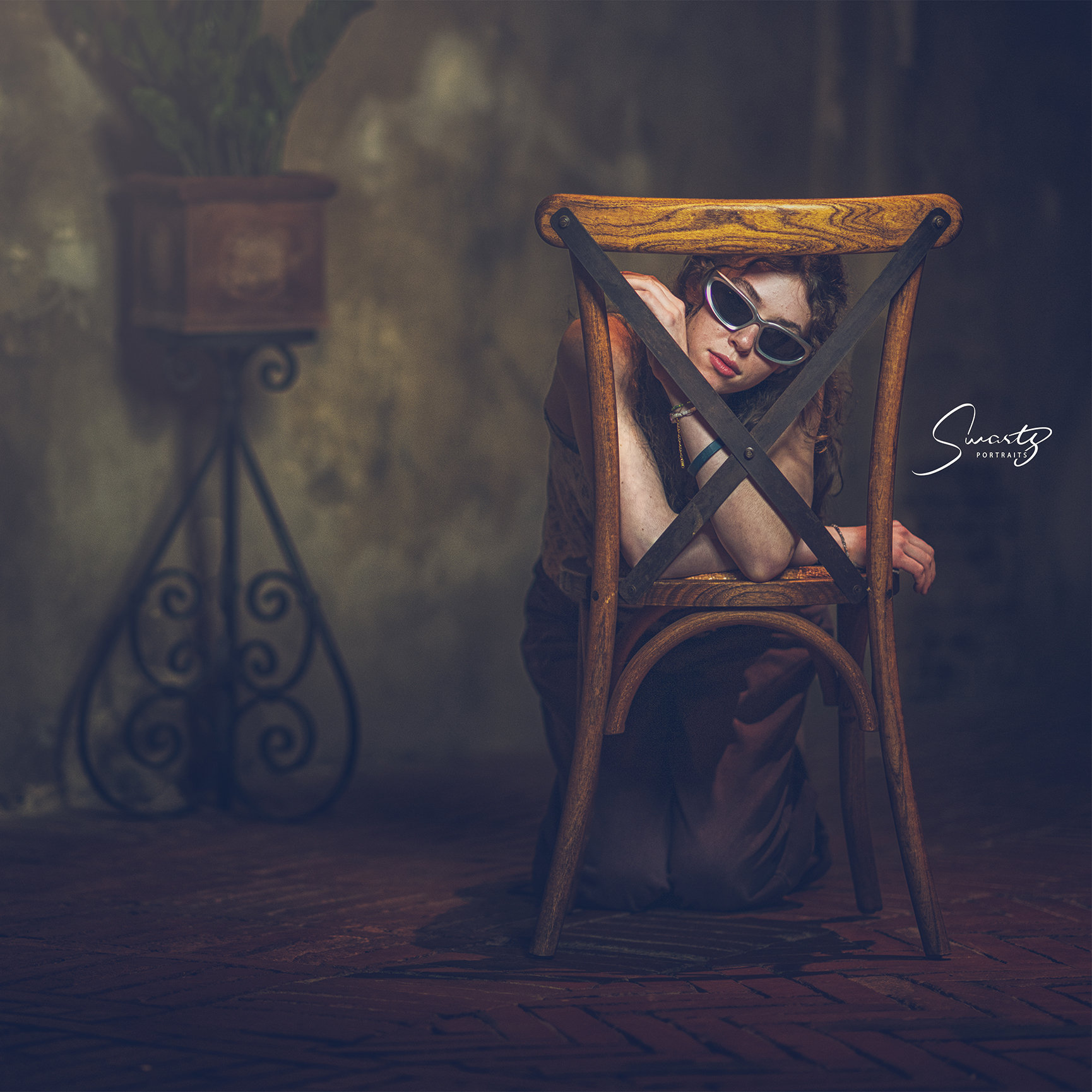 Golden Hour Senior Portrait - Sunset Photography