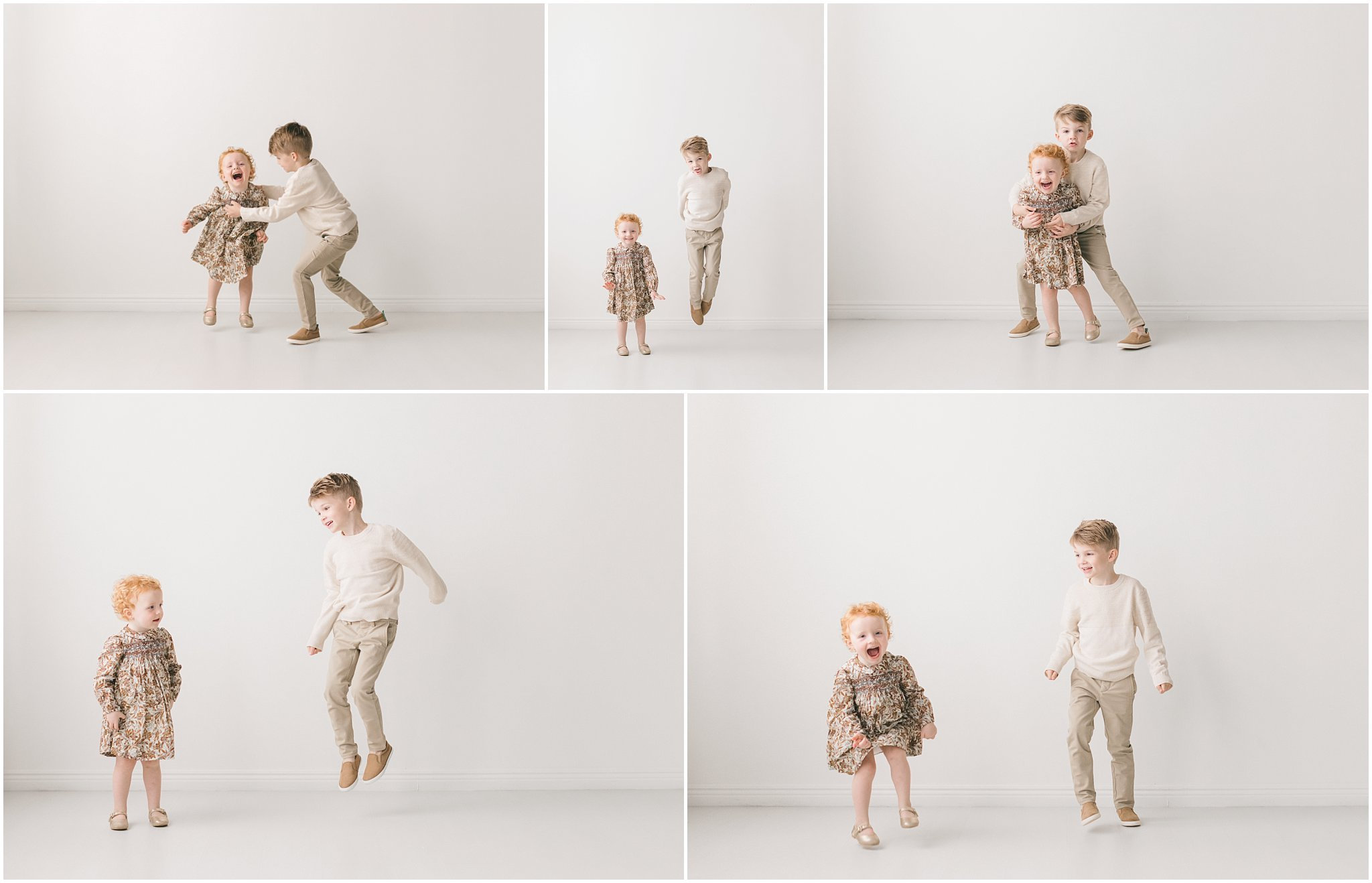 Family　A Contemporary Portrait　マグナム　フォト Family Portrait Outfits for Studio Photos in Minneapolis