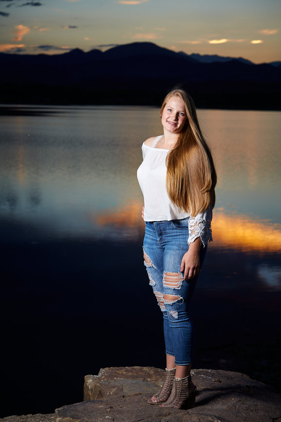Senior portraits in Loveland, Colorado on location with Photo Conscious