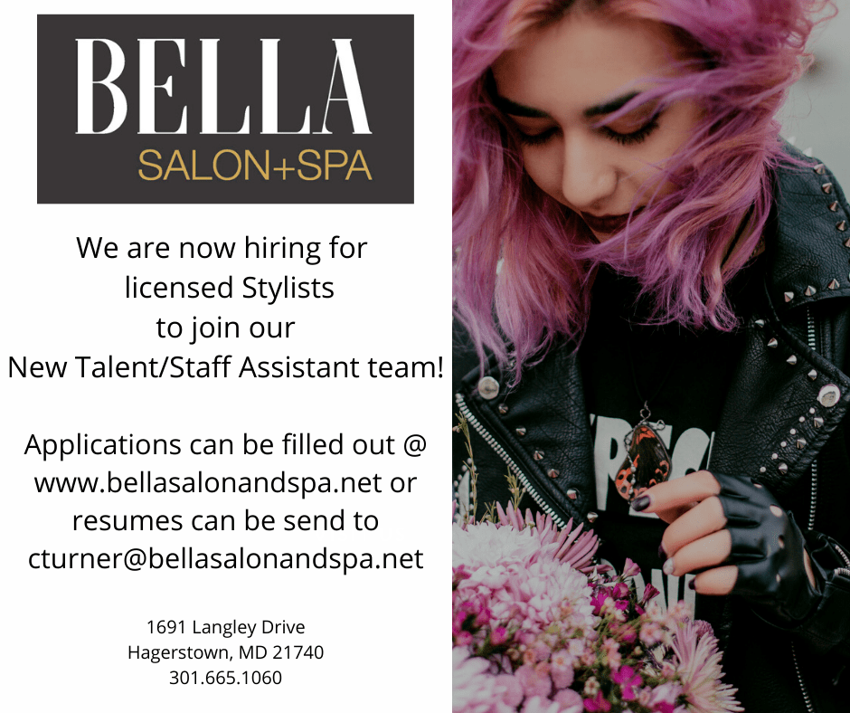 NOW HIRING! Bella Salon and Spa