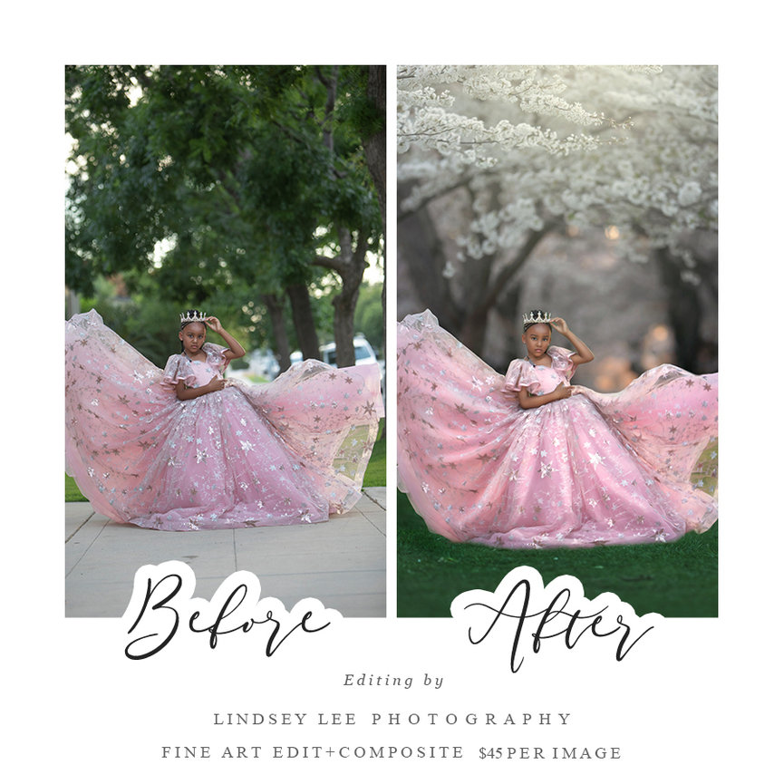 Retouching & Editing, Before & After