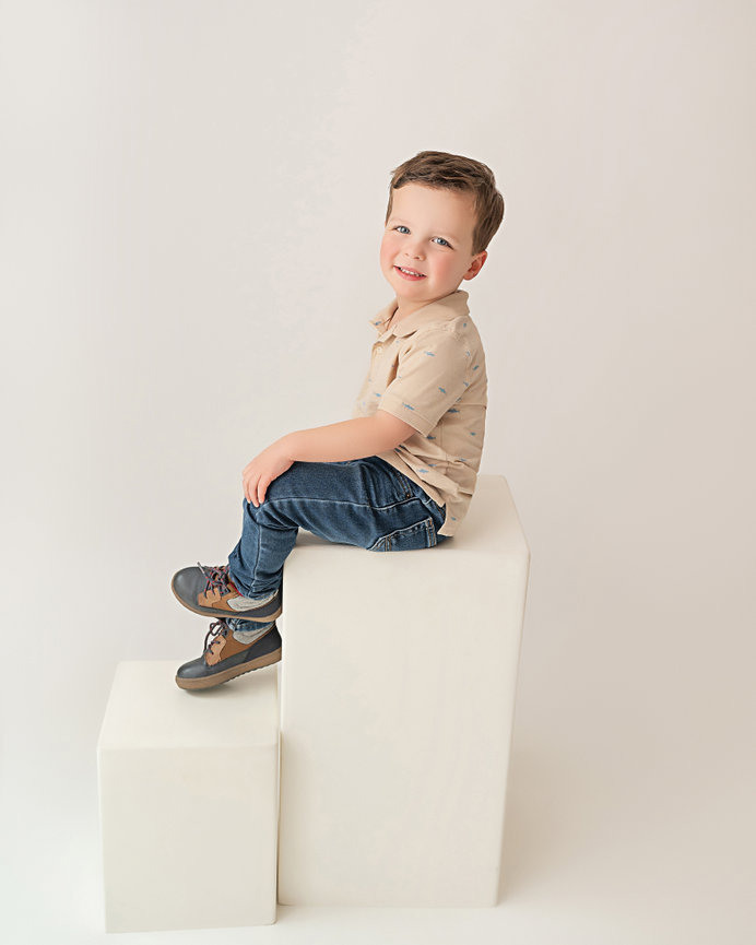 Editorial-style family image for Manasquan studio photography