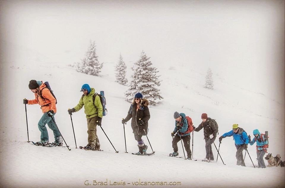 Snowshoe park city yoga adventures
