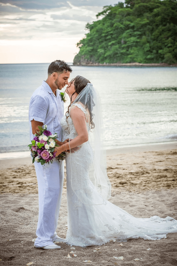 best shot of couple at their wedding kissing destination wedding event photography jo hayes images