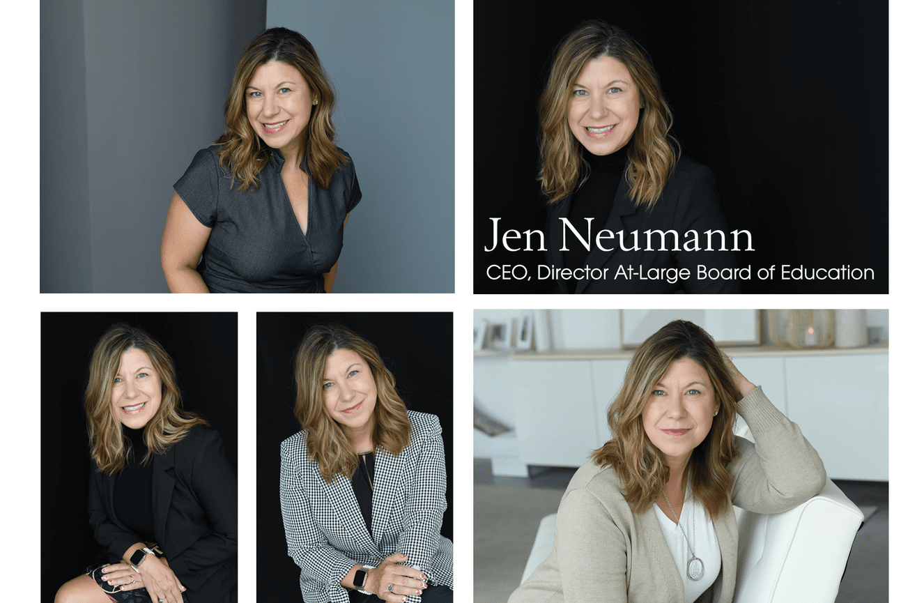 Images of Jen in various outfits to be used for social media, presentations, and press releases.