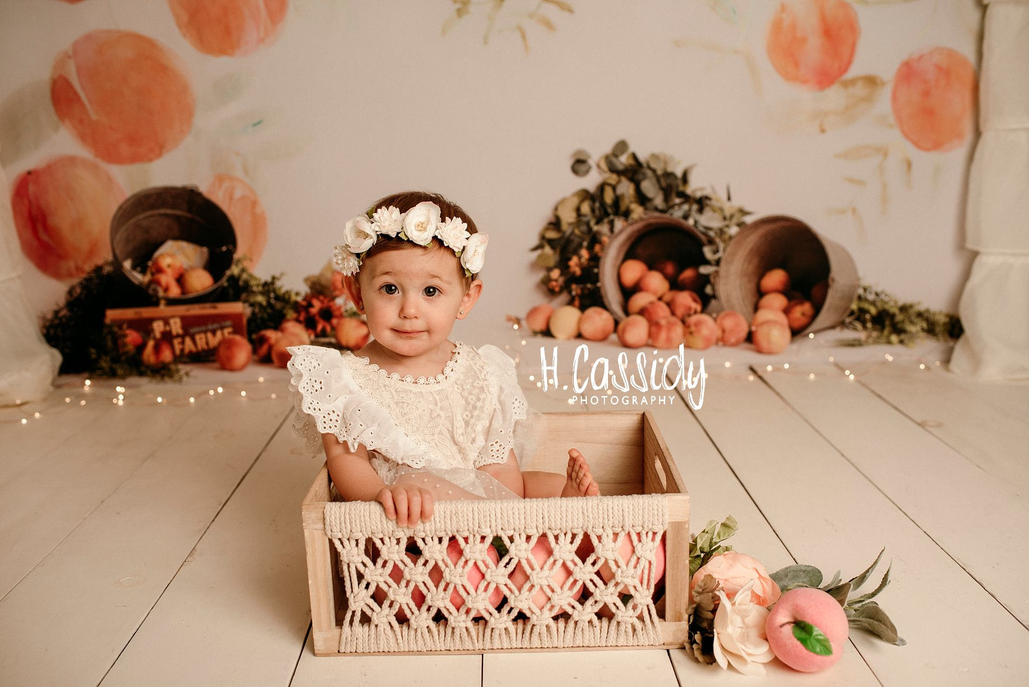 PEACH CAKE SMASH SESSION ARIZONA PHOTOGRAPHER Heather Cassidy